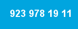923 978 19 11 923 978 19 11